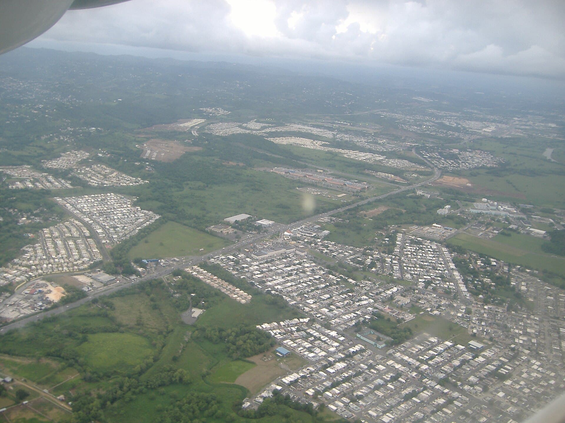 Aerial view of Canóvanas