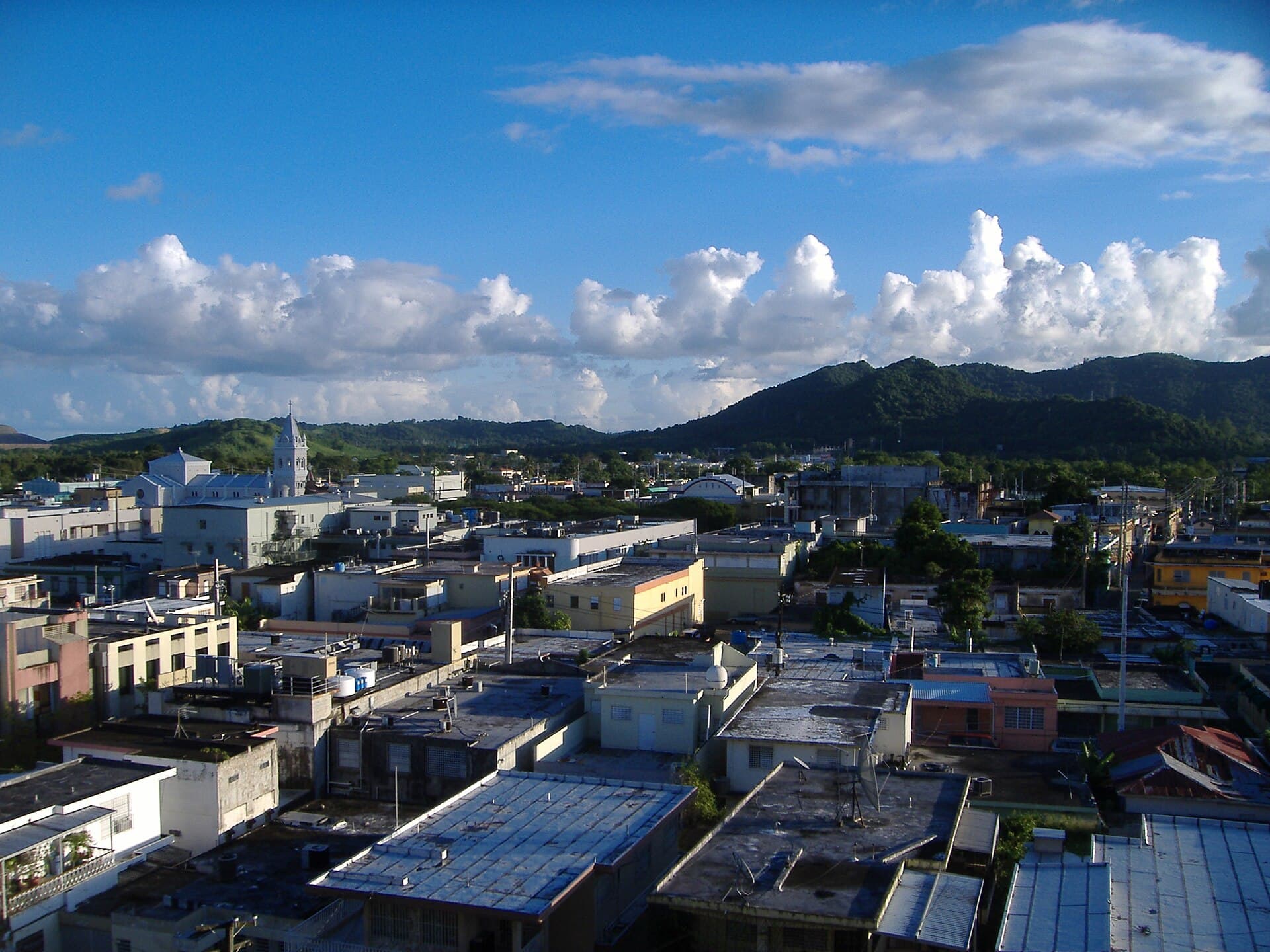 Humacao skyline from City Hall