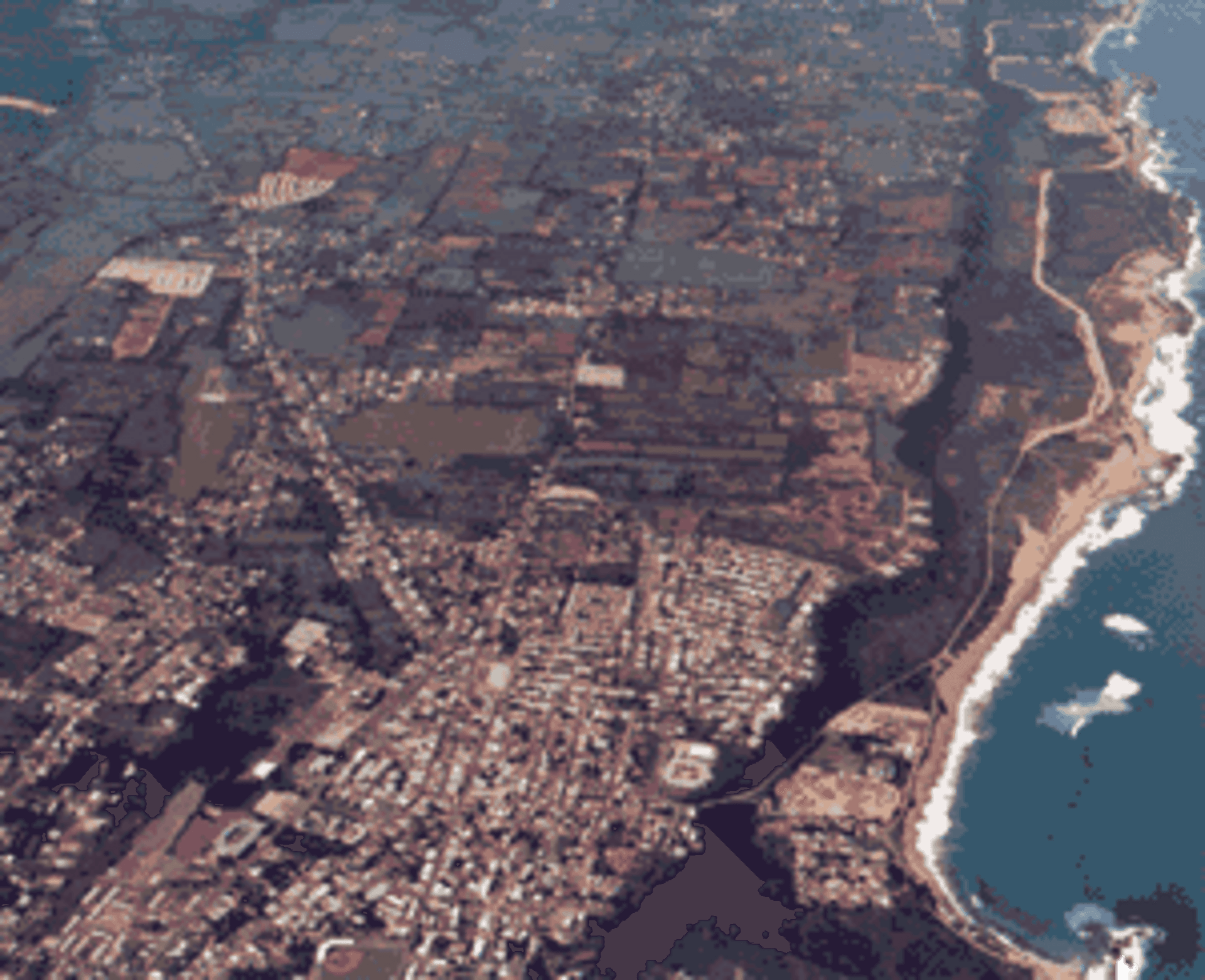 Aerial view of Isabela