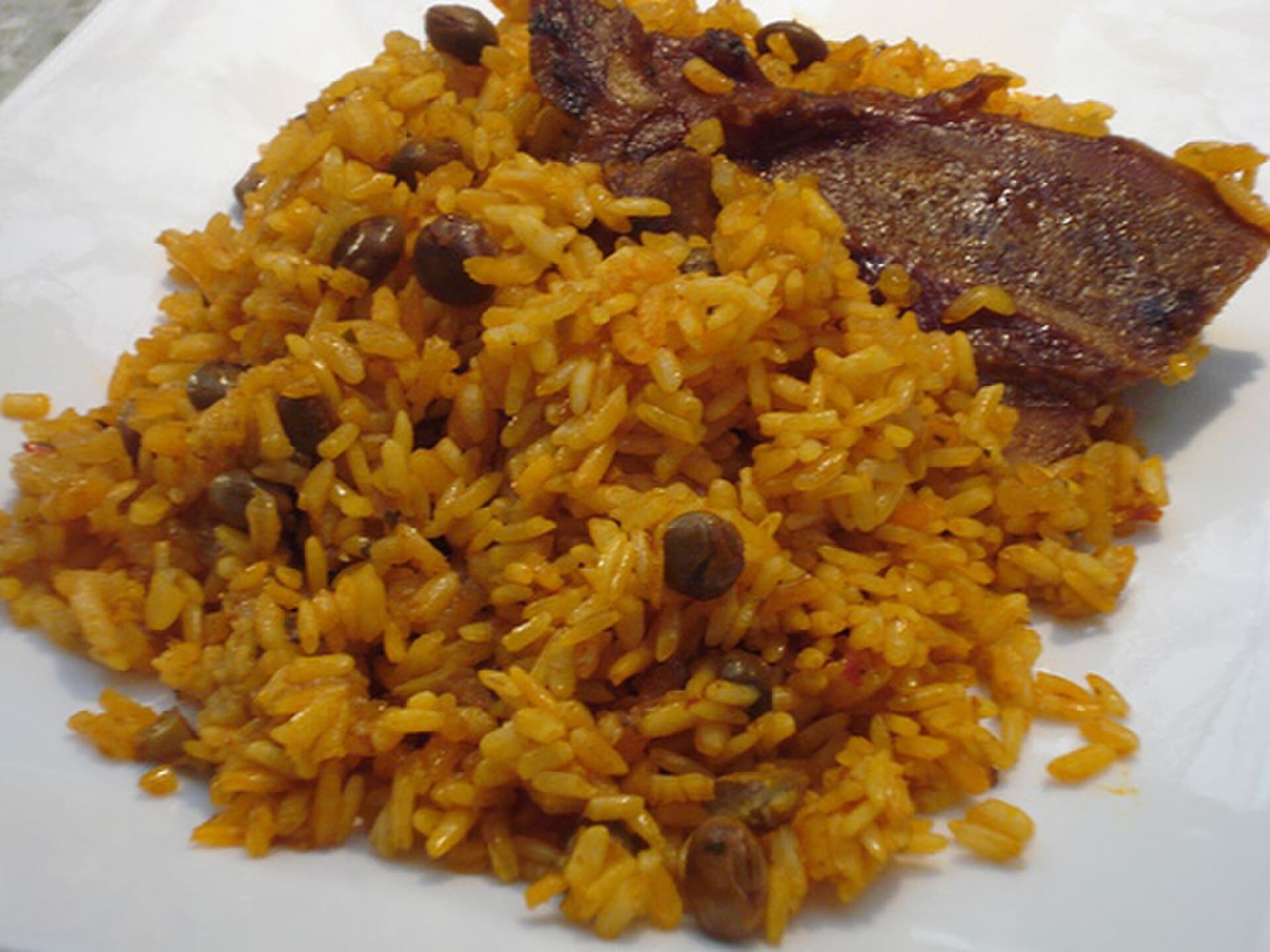 Arroz con gandules — Puerto Rico's national dish
